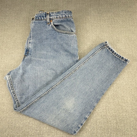Levi's Denim - Vintage Levi's 550‎ Jeans Womens 16 Reg Blue Denim Relaxed Fit Tapered Leg USA M